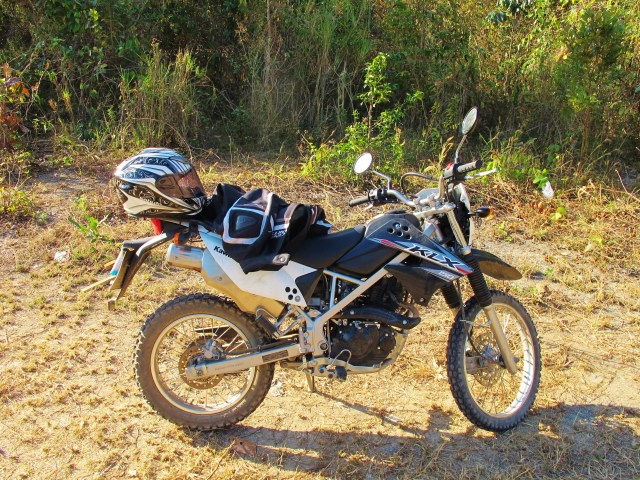 The perfect bike for getting from Huay Tung Tao to the Doi Pui campground, the difficult way (10km of steep dirt tracks and woodland paths).